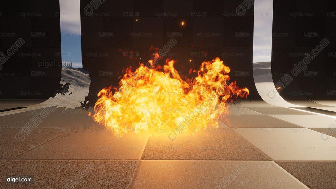 Flame Vfx Pack 1 各种写实火焰燃烧效果烛火大中小火苗_ue - 虚幻(UE) - 爱给网