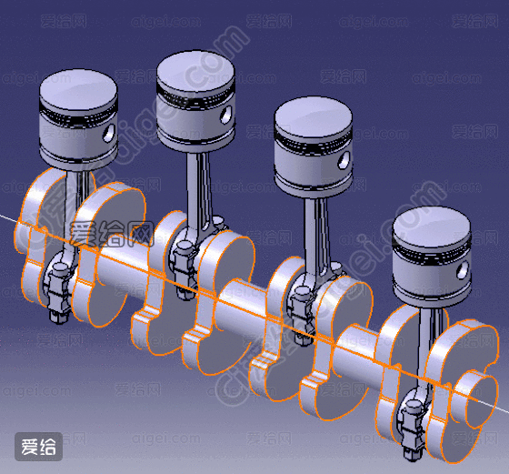 活塞连杆曲轴总成pistonconnectingrodcrankshaftassembly