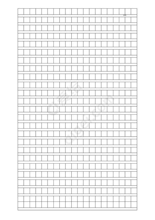 小学生A4作文格纸直接打印使用 - Word 模板大全_免费下载 - 爱给网