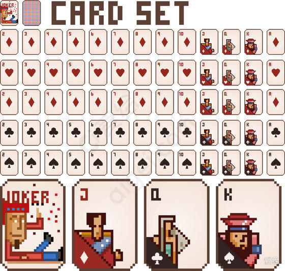 卡片集(card set)_图片 - 成套合集游戏 - 爱给网