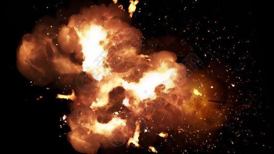 真实的火球爆炸和爆炸与亮度通道。_mp4 - 高清实拍视频素材_免费下载 - 爱给网