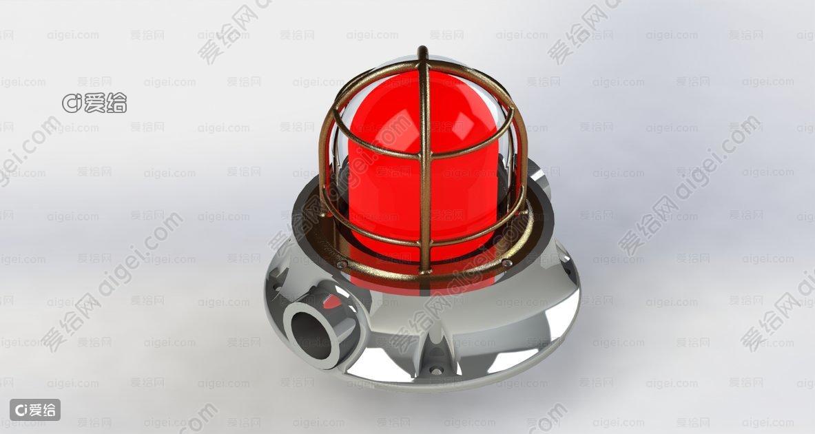 超大型防爆笼灯(Very large blastproof cage lamp)_sw|stl - 3d模型_免费下载 - 爱给网