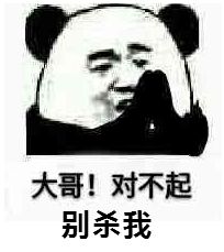 大哥对不起别杀我表情包 聊天 图片 搞笑 整蛊 群聊