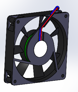 风扇 3007 SolidWorks_SW_3d模型 免费下载 - 爱给网