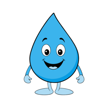 水滴卡通人物(water-drop-cartoon-character)_图片_png - 背景-设计素材_免费下载 - 爱给网